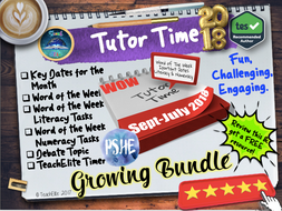 Tutor time, Tutor Time, Tutor Time! (PSHE)