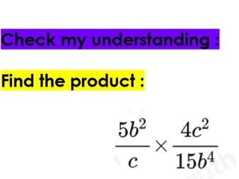 Multiply and Divide Rational Expressions