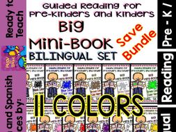 Guided Reading - Colors / Los Colores - Save Bundle - Dual