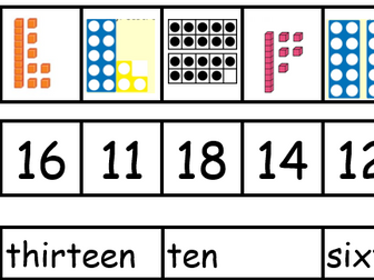 Ordering Numbers 10 - 20 and 1 - 10