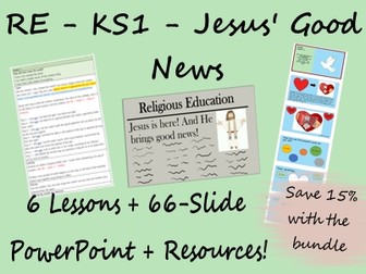 RE - KS1 - Jesus' Good News (6 lessons)