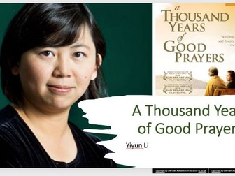 A Thousand Years of Good Prayers (Yiyun Li): IGCSE/GCSE