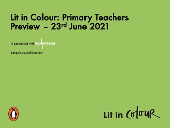 Primary Teachers Preview Webinar PowerPoint