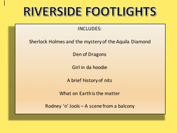 Play-Shed footlights - End of year comic review
