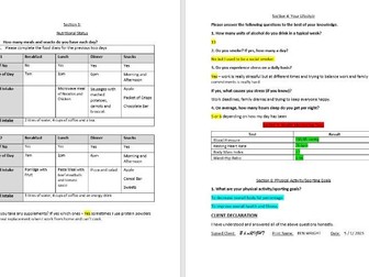 BTEC Level 3 Sport Unit 2 Fitness Mock Exam 2023