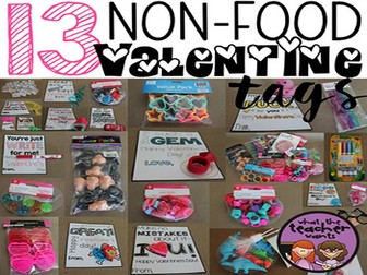 Non-Food Valentine Ideas and Tags