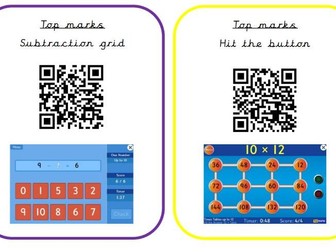 Maths KS1 QR codes