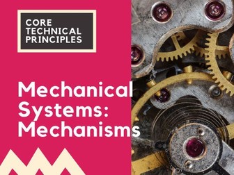 Mechanical systems: Mechanisms - cams, linkages, pulleys, gears - PPT GCSE