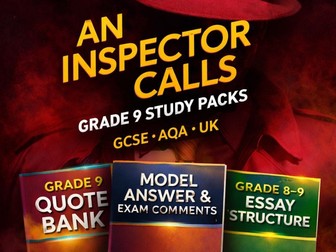 An Inspector Calls – Grade 9 Model Answer + Comments