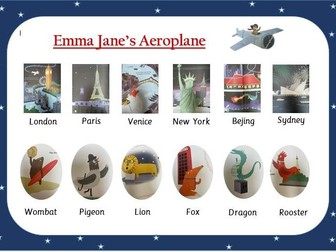 Emma Jane's Aeroplane word mat
