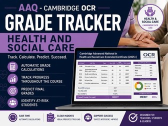 AAQ OCR Health & Social Care Tracker