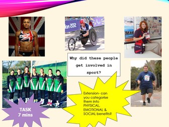 GCSE PE AQA Chapter 6 Health & Fitness powerpoint lessons for whole unit.
