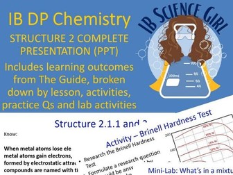 IBDP Chem Structure 2 Complete Teaching PowerPoint