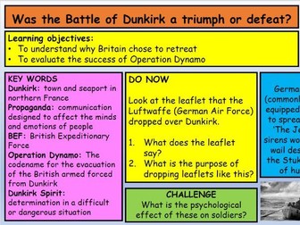 Was the Battle of Dunkirk a triumph or defeat?​
