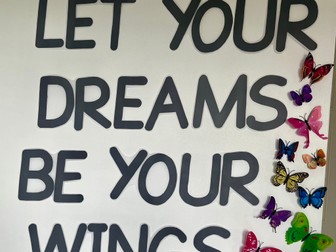 Let Your Dreams Be Your Wings... Wall Display