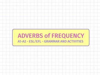 Adverbs of Frequency | Grammar & Activities | A1–A2