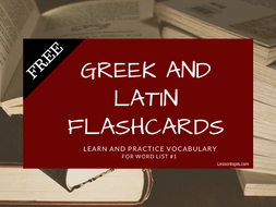 FREE Greek and Latin Roots Flashcards by lessontopia | Teaching Resources