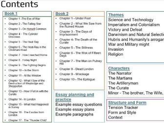 War of the Worlds - IGCSE Knowledge Organiser