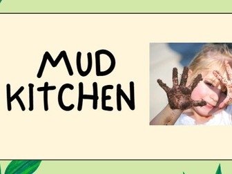 Labels for outdoor equipment. EYFS