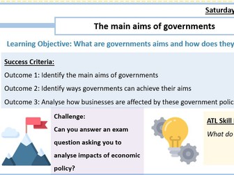 CIE IGCSE Business Studies Unit 6 Resources