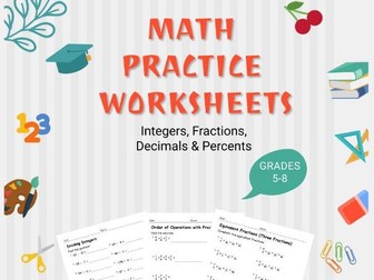 Integers, Fractions, Decimals, Percentages