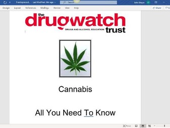 Drug Information - All About Cannabis