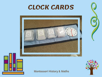 Learn to Tell Time! Montessori Clock Cards