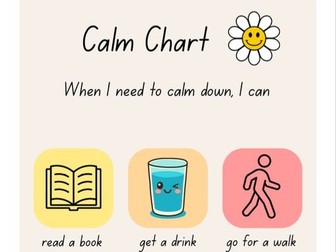 FREE - Calm Chart