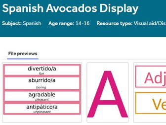 Spanish Display bundle