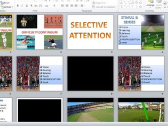 OCR GCSE 9-1 PE - SELECTIVE ATTENTION