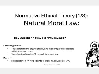 Four Fold Division of Law NML Lesson