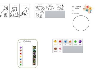 Color worksheets and activities for Pre-K and Kindergarten – perfect for centers and independent lea