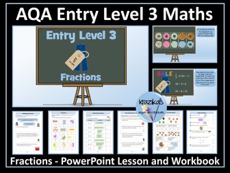 Fractions - AQA Entry Level 3 Maths