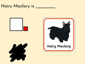 Hairy Maclary English Slides for Reception 1 week