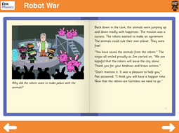 Robot War Reading Book - Phase 5