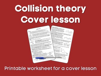 Collision theory Cover lesson