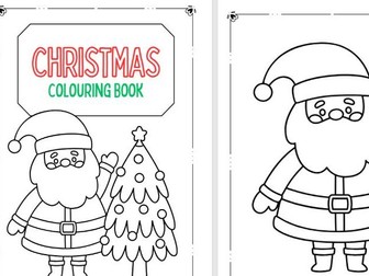KS1 Christmas Colouring Book