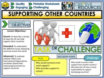 Supporting other Countries