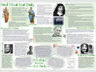 OCR: Soul, Mind and Body: Dualism and Materialism Learning Mat
