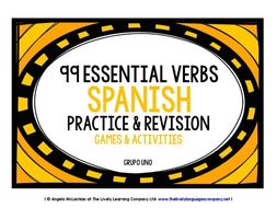 SPANISH VERBS (1) - PRACTICE & REVISION - 99 VERBS