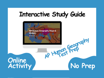 AP Human Geography Maps & Models Review Activity