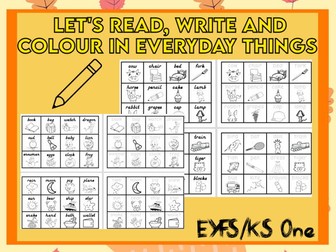 Let's Read Write Colour Everyday Things