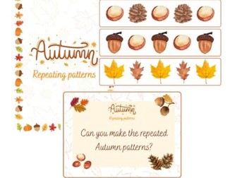 Autumn repeating patterns - EYFS and KS1