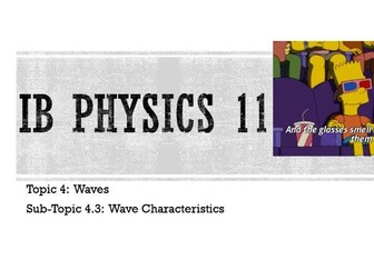 IB DP Physics Notes: 4.3 Wave Characteristics