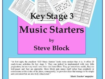 Key Stage 3 Music Starters