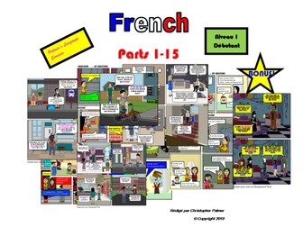 French for Adults: Beginners: Parts 1-15 (Only £25!!) Plus bonus French alphabet and Halloween resource!!