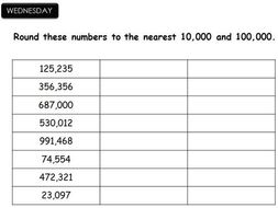 Maths Daily Challenges - Year 5 Set 1 | Teaching Resources