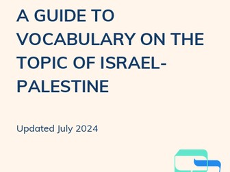 Palestine-Israel Vocabulary Guide