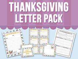 Thanksgiving Letter Pack