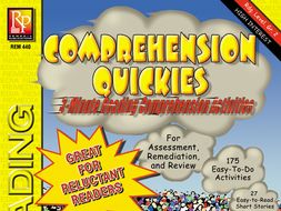 Comprehension Quickies (Reading Level 2)